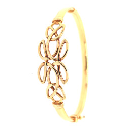 Pre Owned 9ct Hinged Bangle ZX28